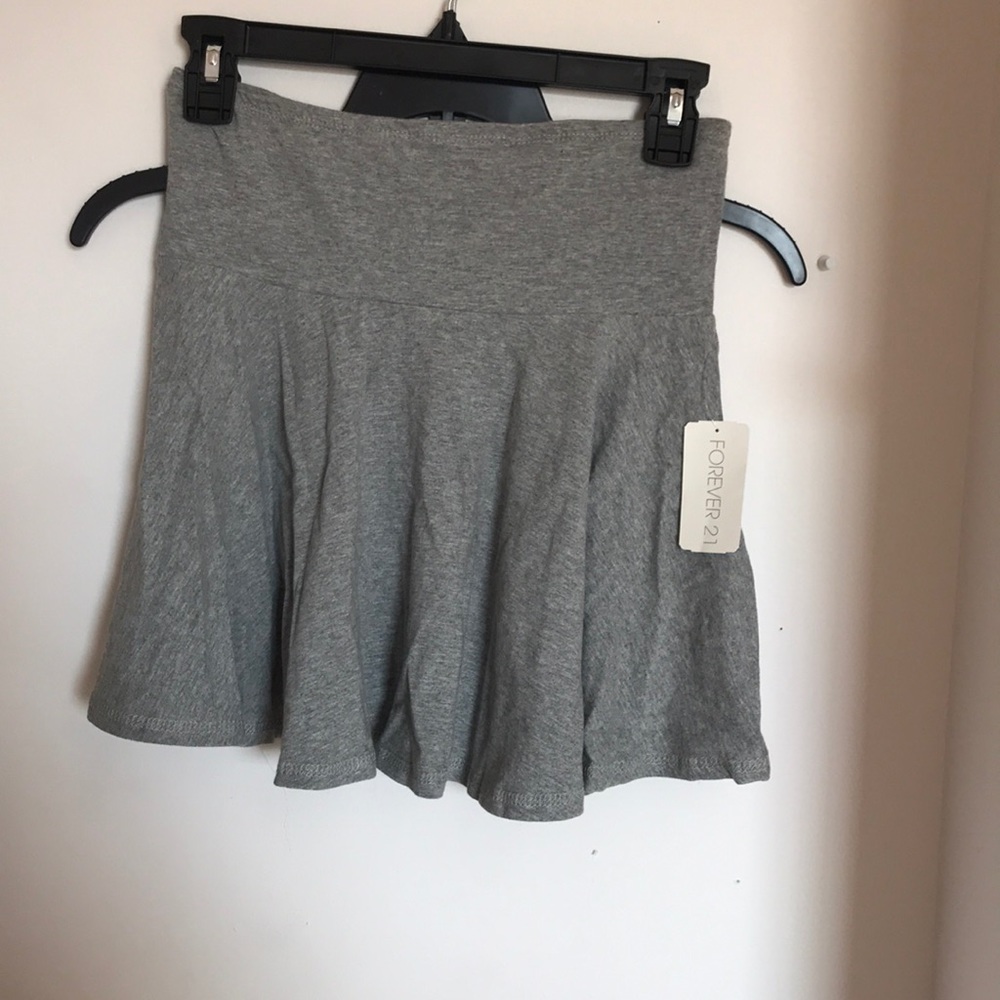 NWT Grey Skater Skirt F21